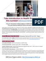 KPU Health Sciences 1115 info poster