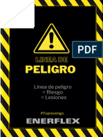 Cartel Vertical de Aviso de Atención Amarillo y Negro