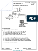 Devoir de Contrôle N°1 - Technologie Poste Automatique de Transfert Des Pièces - 1ère AS (2013-2014) MR Chelbi Zouhaier