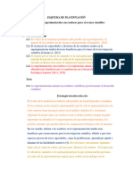 Esquema de Planificación Final