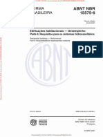 NBR 15575-6 2021 - Edificações Habitacionais - Desempenho - Parte 6 Requisitos Para Os Sistemas Hidrossanitários