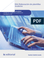 UF1304 - Elaboración de Plantillas y Formularios. IFCD0110
