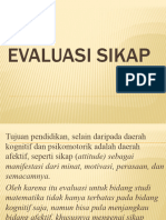 Evaluasi Sikap