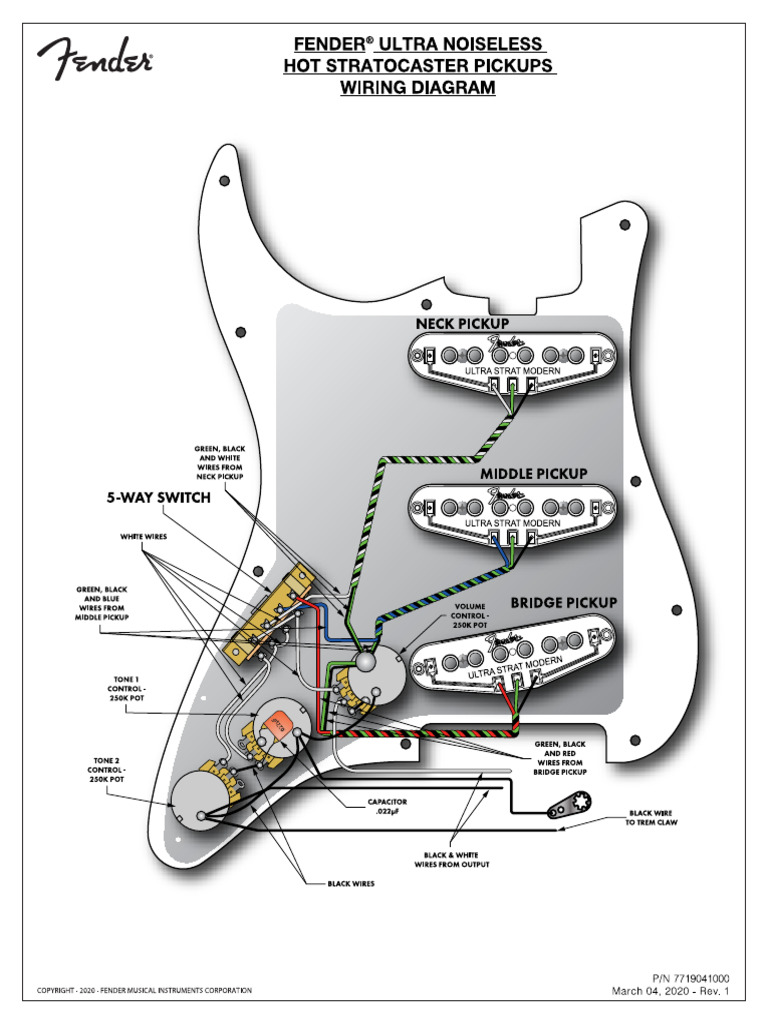 Diagram FEN 0992291000 Ultra-Noiseless-Hot-Stratocaster-Pickups Wiring