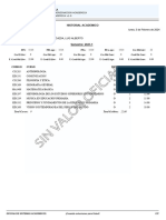 Historial Academico