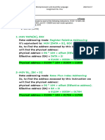 رماس مينست لازغ Microprocessors and Assembly Language 17 / 11 / 2023 202010412 Assignment No. One