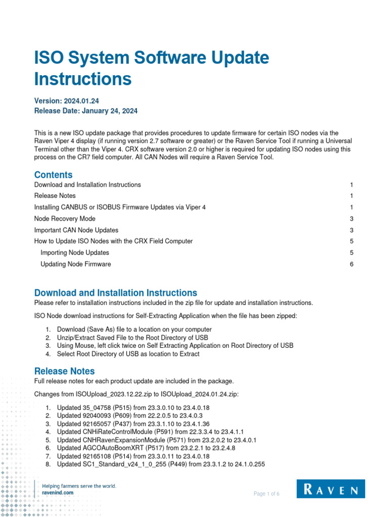 ISO System Software Update Guide | PDF | Computer File | Usb Flash Drive