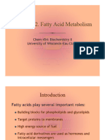 Fatty Acid Metabolism