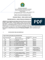 Edital 89-2024 Resultado Final Das Matrículas Da Chamada Pública - Cursos Técnicos