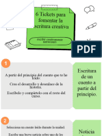 6 Tickets para Fomentar La Escritura Creativa