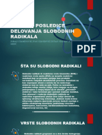 Uzroci I Posledice Delovanja Slobodnih Radikala