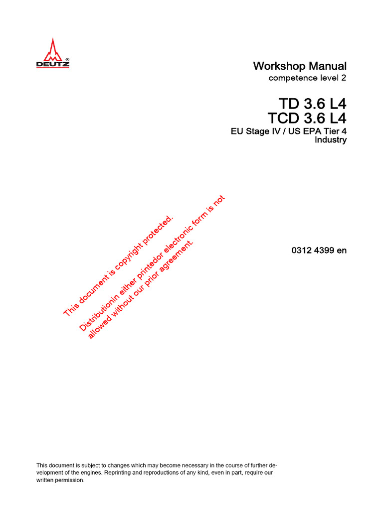 2018 DEUTZ TCD 3 6 L4 WORKSHOP MANUAL PDF visual data 7