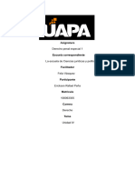 Derecho Penal Especial 1 Escuela Correspondiente La Escuela de Ciencias Jurídicas y Política