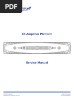 X8 Amplifier Platform: Keep This Manual For Future Reference ©2018 Powersoft Powersoft - X8 - Servman - en - v2.5