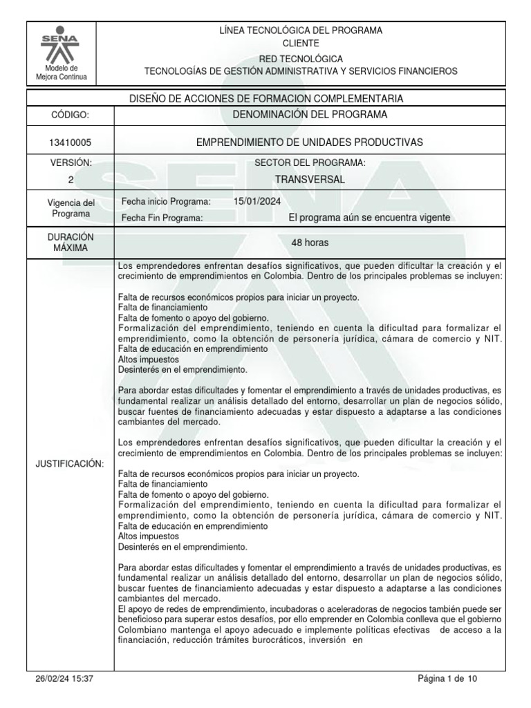 Emprendimiento de unidades productivas v2 pdf iniciativa