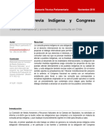 Consulta Previa Indígena y Congreso Nacional (BCN - CL, Nov2018)