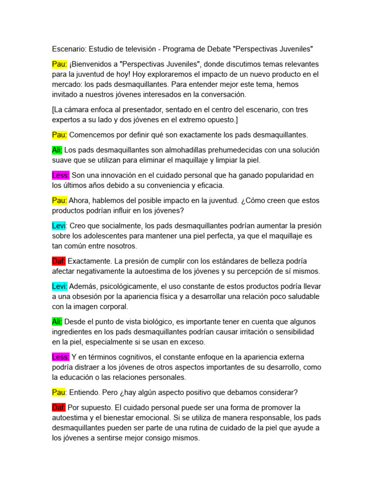 Impacto Juvenil de Pads Desmaquillantes | PDF | Sicología | Autoestima