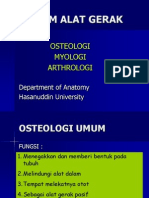 Sistem Alat Gerak: Osteologi Myologi Arthrologi