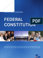 2010 Liberal Party of Australia Federal Constitution