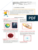 GUIA LA MATERIA Y MODELOS ATOMICOS 508 SEGUNDO PERIODO