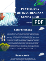 Pentingnya Mitigasi Bencana Gempa Bumi