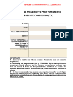 25 Anamnese Terapeutica para Transtorno Obsessivo Compulsivo Toc 50 Questoes