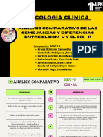 Cuadro Comparativo - GRUPO 2. PSIOLOGIA CLINICA