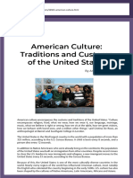 American Culture-Traditions and Customs of the United States