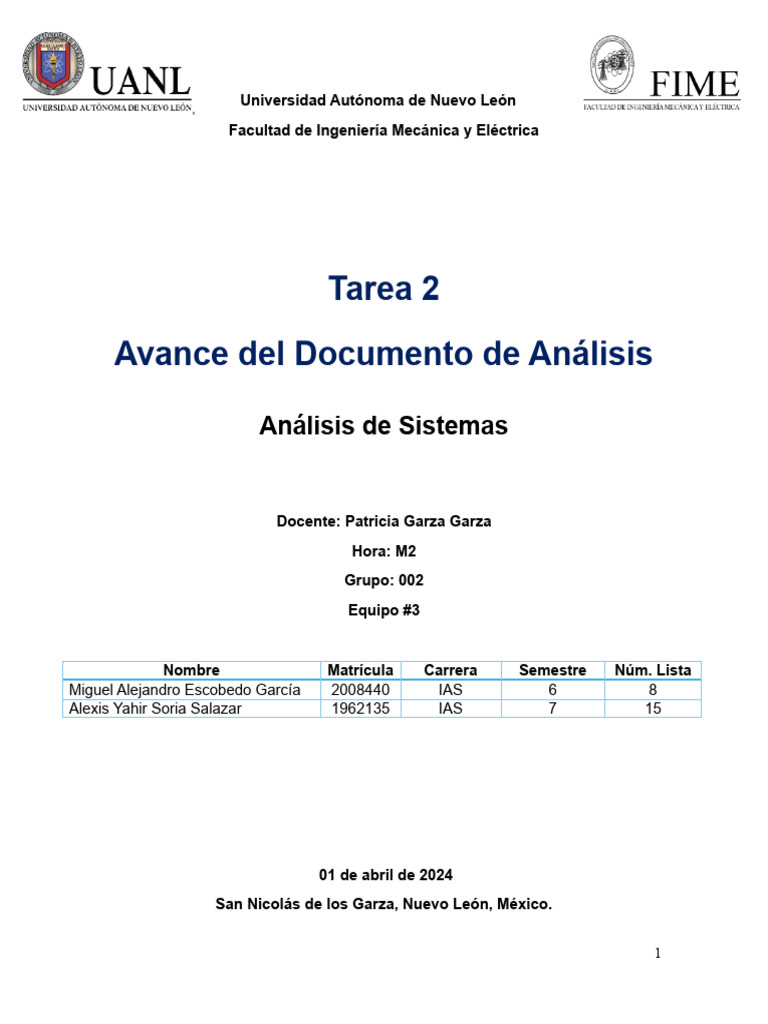 Avances de Documento de Analisis | PDF | Caso de uso | Aplicación web