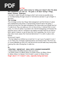 Aviator Strategy and Tips