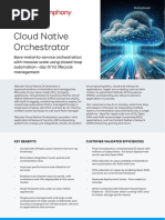 Rakuten Cloud Native Orquestator