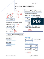 Formulario Gases Ideales Mec-244 I