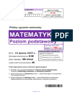 Arkusz Maturalny Matematyka. OKAY 1