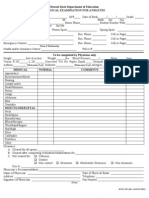 Athletic Physical and Consent Forms