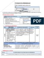 ACTIVIDAD DE TUTORÍA Evaluando nuestro entorno vial