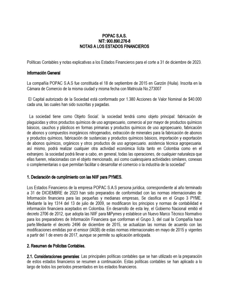 Popac S | PDF | Contabilidad | Impuestos