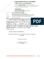 Informe #003 Solicito Incorporacion de Clasificador de Gasto