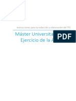 Instrucciones para La Redacción y Elaboración Del TFE