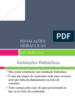 INSTALAÇÕES HIDRÁULICAS 06102010