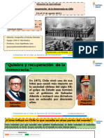 Historia 6º Básico Quiebre y Recuperación de La Democracia en Chile 16 Al 27 de Agosto