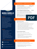 Maestra Maria Resume 2024