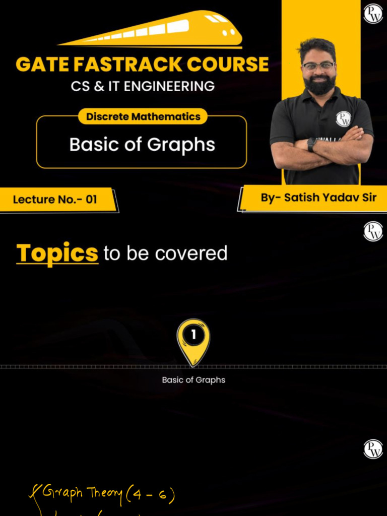 Basics of Graphs (Lec 01) Class Notes PDF | PDF