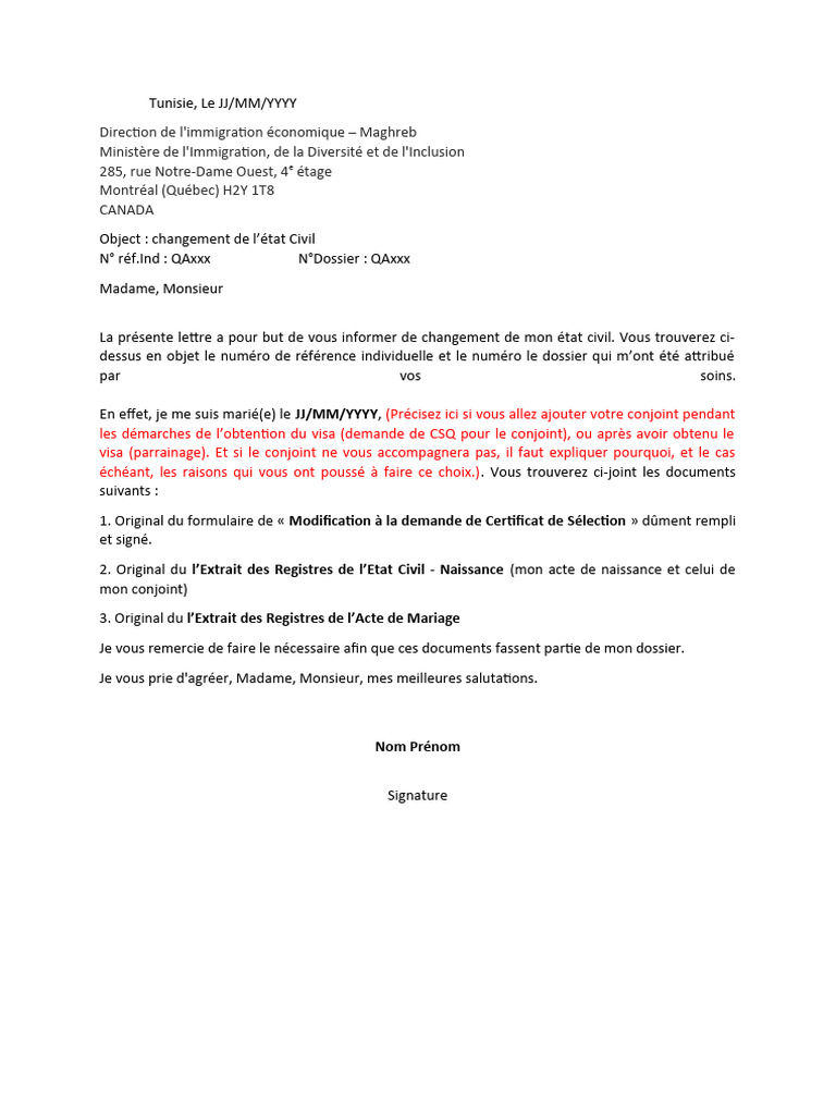 Exemple Lettre Explicative | PDF | Sciences sociales | Droit