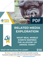 U3 Allegorical Connection - Animal Farm