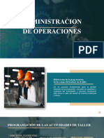 ADMINISTRACION de Operaciones