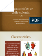 Clases Sociales en Chile Colonia