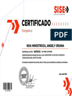 Certificado Angely