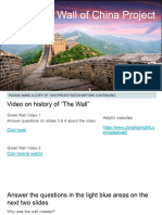 The Great Wall of China Project Salathe