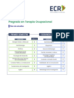 plan estudios terapia ocupacional ECR