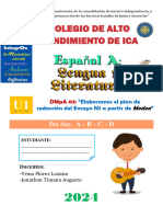 5° - Sesión 03 - U1 - Lengua y Literatura - 2024